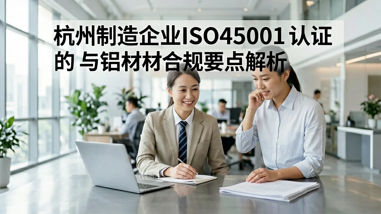 杭州制造企业ISO45001认证的铝材合规要点解析